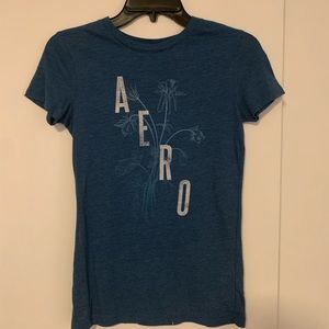 Teal Aeropostale t shirt